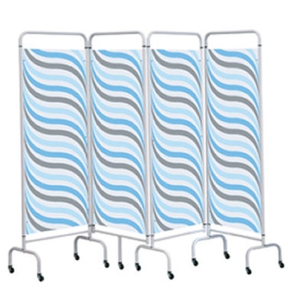 Sunflower Four Panel Screen Wave Design (Sun-MFS4WAVE)