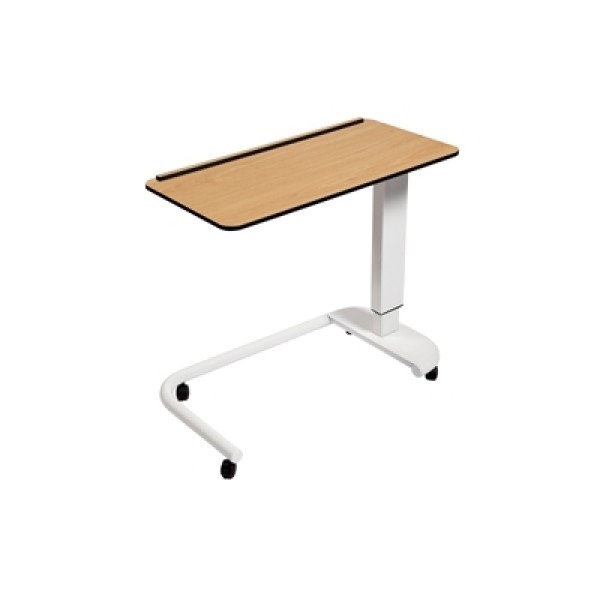 Sunflower Astro Overbed/Overchair C-Base Flat Top Table with 1 Raised Lip (Sun-OBT3C)