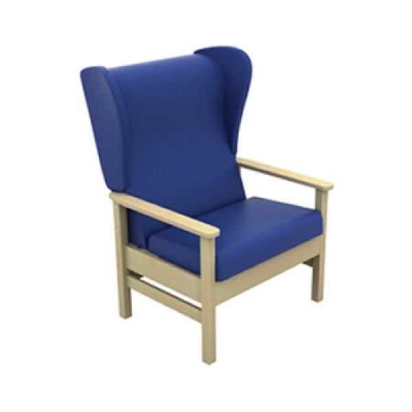 Sunflower Atlas High Back 40st Bariatric Arm Chair With Wings & Anti-bacterial Vinyl Upholstery (CHA56VYL)