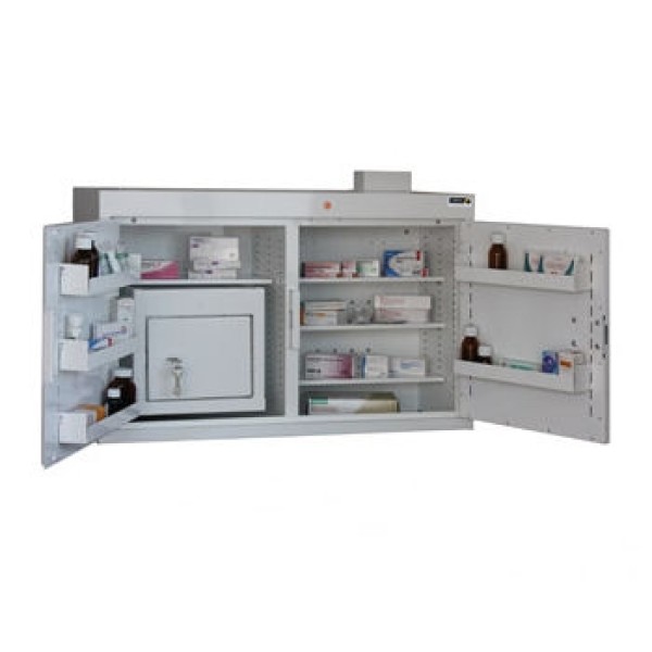 Sunflower Outer Cabinet 66cmx100cmx30cm with Controlled Drug Inner Cabinet 30cmx34cmx27cm (Sun-MCDC522)