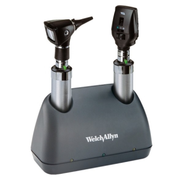 Welch Allyn Elite Desk Set with 2 NiCad Handles (71824)