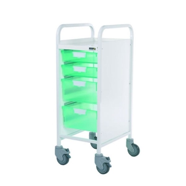 Sunflower Vista 30 Trolley with 2 Single & 2 Double Green Trays (Sun-MPT5G)