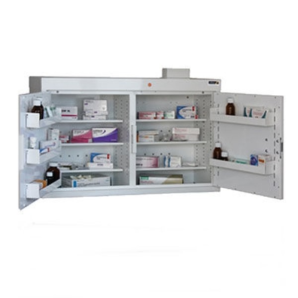 Sunflower Medicine Cabinet 60x100x30cm 2 Doors with 6 shelves & 5 Door Trays (Sun-MC5/NL)