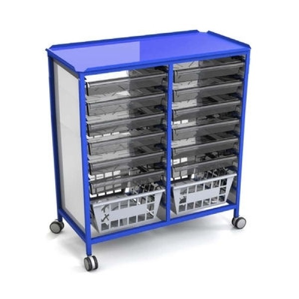 Freeway Double Vari-Cart System Storage Trolley 1130mm High (FW3200-8)