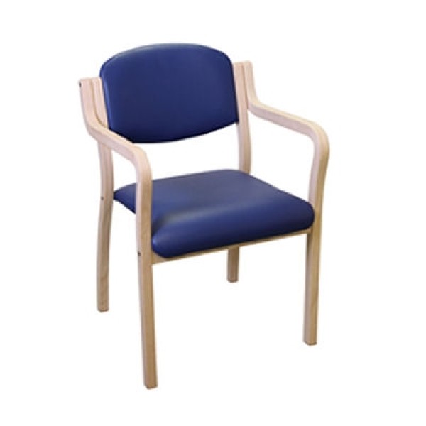 Sunflower Aurora Stacking Visitor Chair (Easy Access) Vinyl Anti-bacterial Upholstery (Sun-SEAT37VYL/Colour)