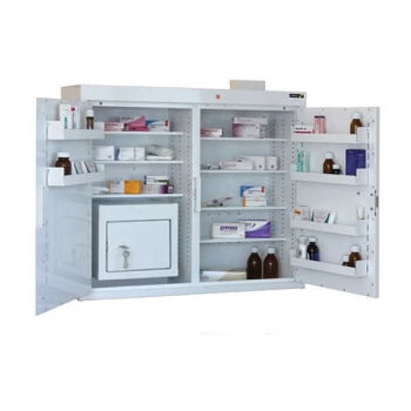 Sunflower Outer Cabinet 91cmx100cmx30cm with Controlled Drug Inner Cabinet 30cmx34cmx27cm (Sun-MCDC922)