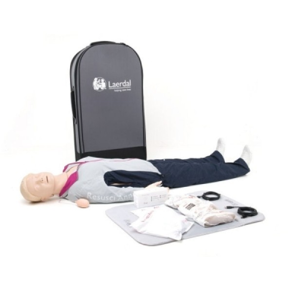 Laerdal Resusci Anne QCPR D Trainer Full Body Trolley Suitcase / Mat (175-01250)