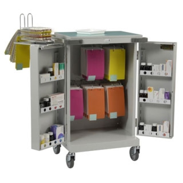 Bristol Maid Monitored Dosage Trolley - Double Door 6 MDS Frame (UD210)