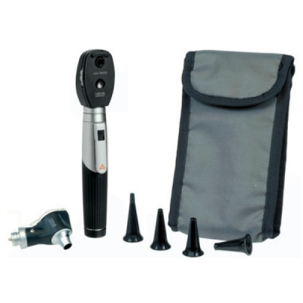 Heine M3000 Combi Set with DI Otoscope, 1 Handle, Soft Case (D-863.21.021)