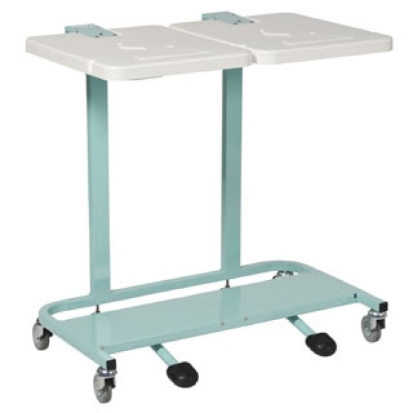 Bristol Maid Mild Steel Linen Trolley - Cantilever Frame, Double Bag & Pedal Operated (WT62PLMS)