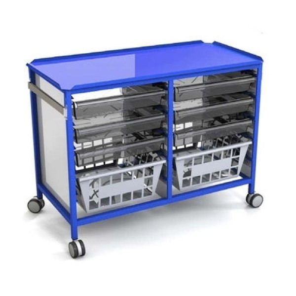 Freeway Double Vari-Cart System Storage Trolley 815mm High (FW3200-5)