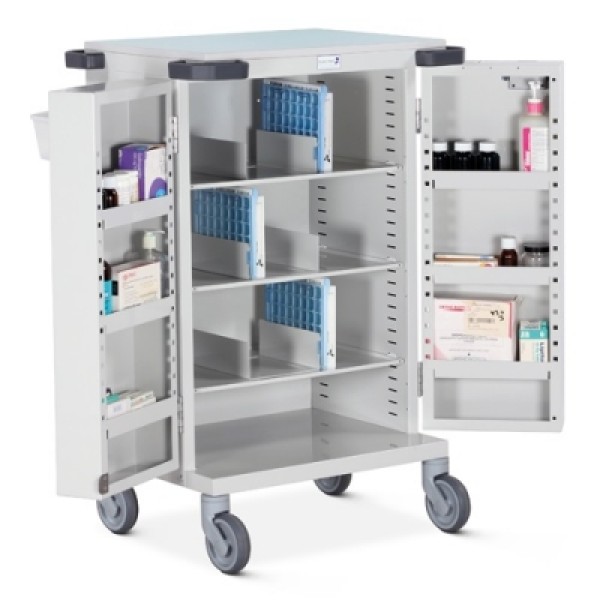 Bristol Maid Pharmacy Trolley - Nomad Cassette Trolley - 56 Cassette (PTD/HSB/NC56)