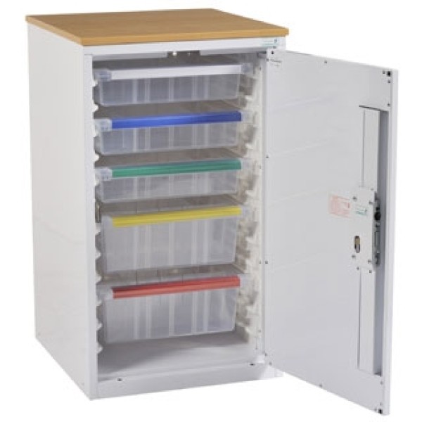 Bristol Maid Drug & Medicine Cupboard - 510 x 536 x 867mm -  Single Door - Right Hinged - Plastic Tray (BU35)