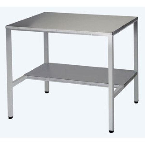 Bristol Maid Stainless Steel Preparation Table - Fixed Height, Large / Mobile (PTS115M)