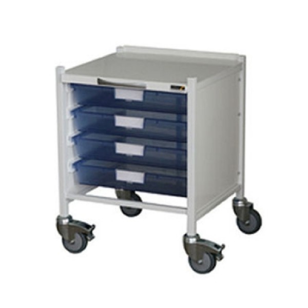 Sunflower Vista 15 Trolley 4 Single Depth Blue Trays (Sun-MPT52B)