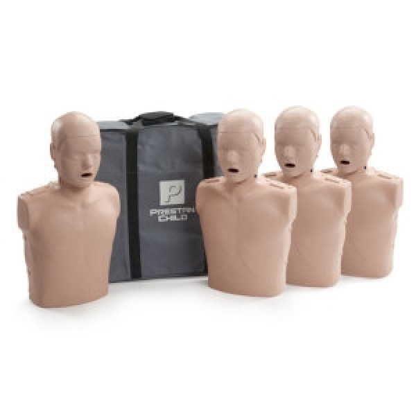 Prestan Professional Child Training Manikin with Monitor with 10 Lung Bags (Pack of 4) (7409)