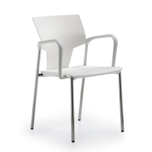 Gola Reception Chair Upholstered Back & Seat With Armrests (CA3075)