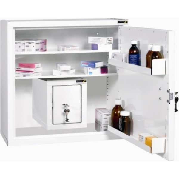 Sunflower Outer Cabinet 66cmx50cmx30cm with Controlled Drug Inner Cabinet 30cmx21cmx27cm (Sun-MCDC221)