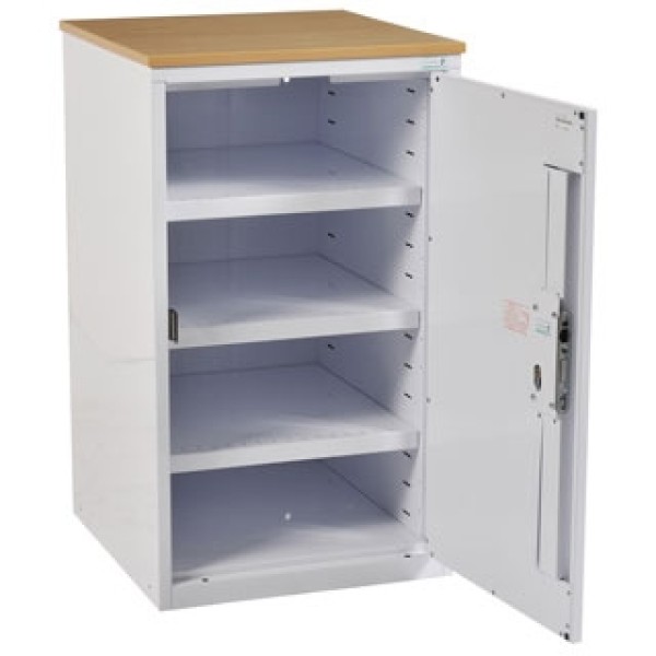 Bristol Maid Drug & Medicine Cupboard - 510 x 536 x 867mm -  Single Door - Right Hinged - Flat Shelves (BU40)