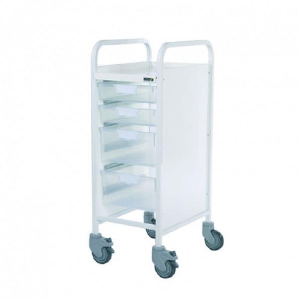 Sunflower Vista 30 Trolley with 2 Single & 2 Double Clear Trays (Sun-MPT5C)