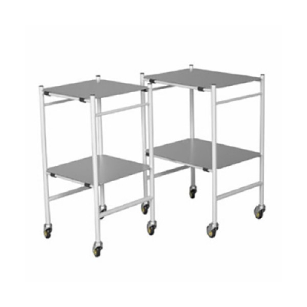 Bristol Maid Dressing Trolley - Mild Steel - 2 Reversible Shelves - 900mm (DTMR900SR)