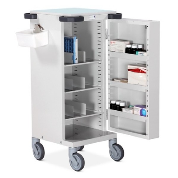 Bristol Maid Pharmacy Trolley - Nomad Cassette Trolley - 30 Cassette (PTS/HSB/NC30)