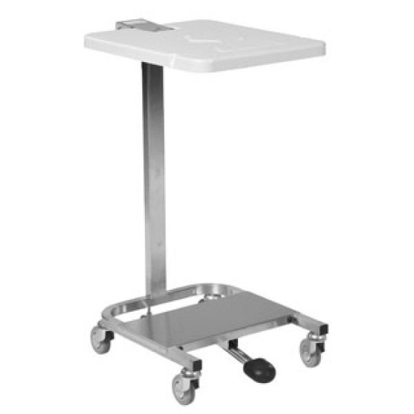 Bristol Maid Stainless Steel Linen Trolley - Cantilever Frame, Pedal Operated (WT6PLSS)