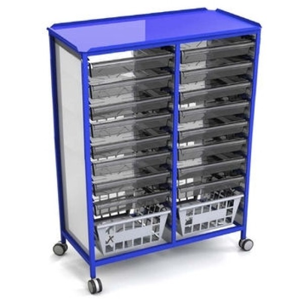 Freeway Double Vari-Cart System Storage Trolley 1340mm High (FW3200-10)