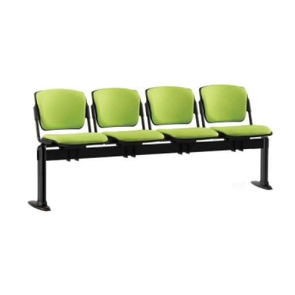 Cava Beam Reception Seating - Floor Fixed - 4 Upholstered Seats (CA3716)