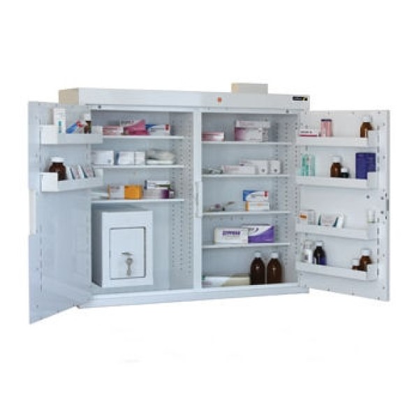 Sunflower Outer Cabinet 91cmx100cmx30cm with Controlled Drug Inner Cabinet 30cmx21cmx27cm (Sun-MCDC921)