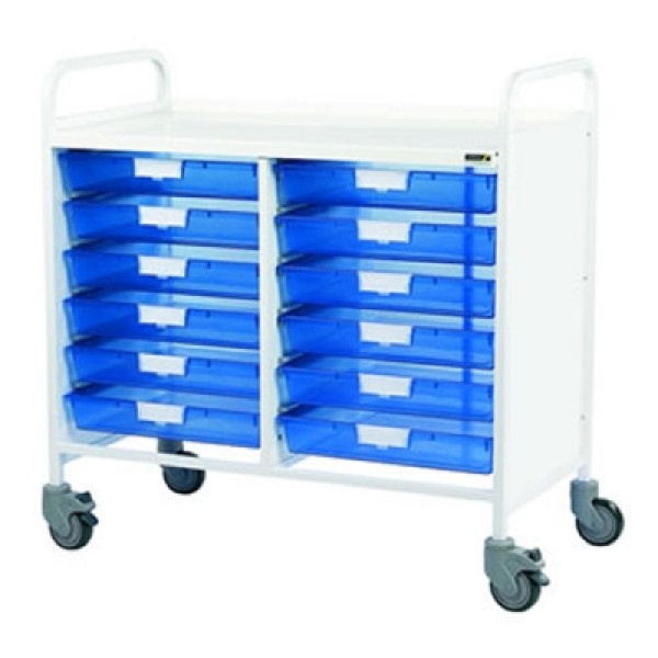 Sunflower Vista 100 Trolley - 12 Single Blue Trays (Sun-MPT16B)