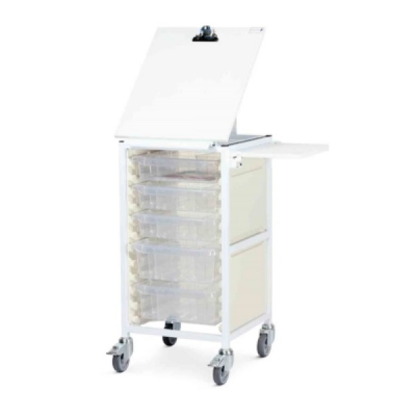 Bristol Maid Chart Trolley - Fixed Height - 4 x Shallow Trays +1 x Deep Trays (CTCM1/10/4S1D)