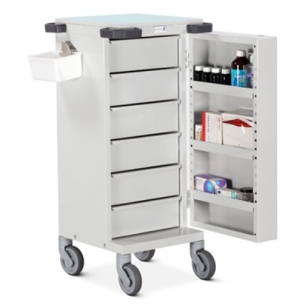 Bristol Maid Pharmacy Trolley - Drawer Trolley (PTS/HSB/DR6)