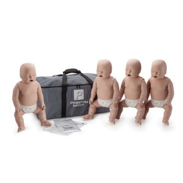 Prestan Professional Infant Training Manikin with CPR Monitor/10 Lung Bags (Pack of 4) (7405)