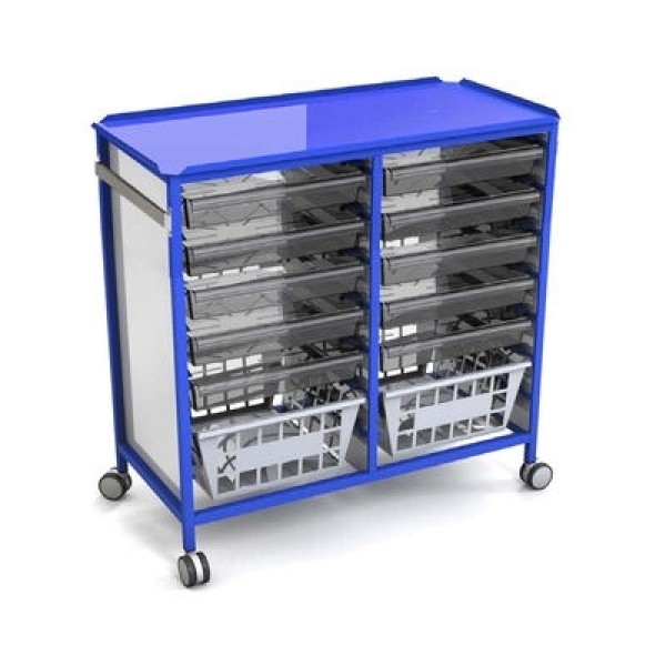 Freeway Double Vari-Cart System Storage Trolley 1025mm High (FW3200-7)