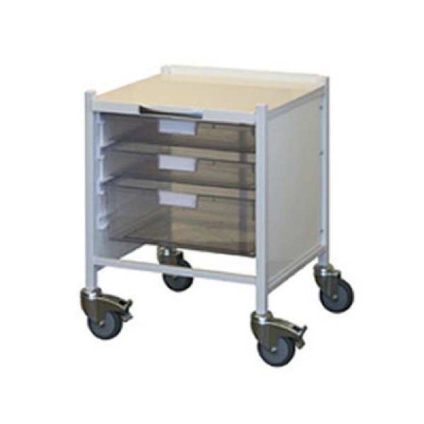 Sunflower Vista 15 Trolley 2 Single Depth & 1 Double Depth Clear Trays (Sun-MPT52C)