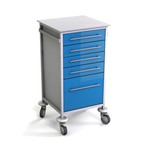 Freeway Vari-Pro 7 Slimline Trolley With Trespa Work Surface 520mm Wide