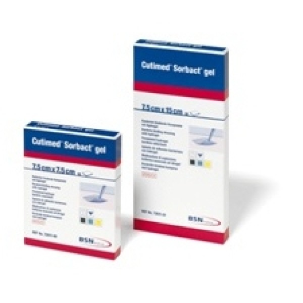 Cutimed Sorbact Gel 7.5cm x 7.5cm (Pack of 10)