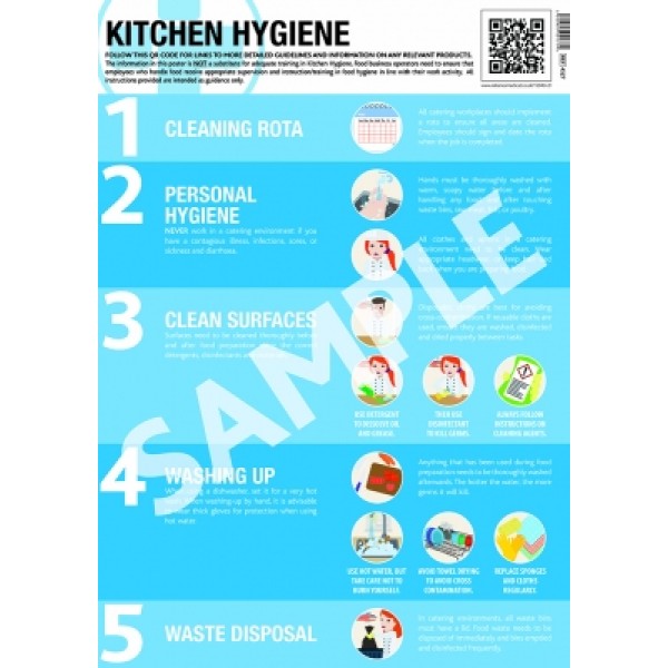 Reliance WIP Poster - Kitchen Hygiene (10) (RL4527)