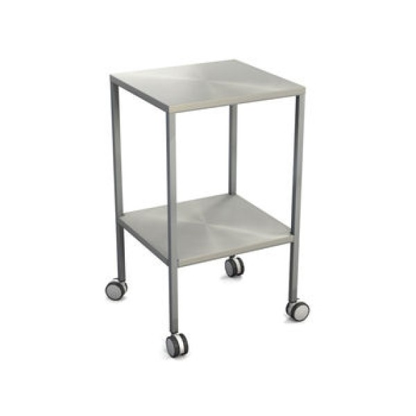 Freewa Full Stainless Steel Dressing Trolley 512mm Wide - 2 Shelves (FW2801-2)