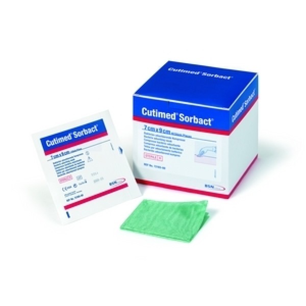 Cutimed Sorbact Swabs 7cm x 9cm (Pack of 5)