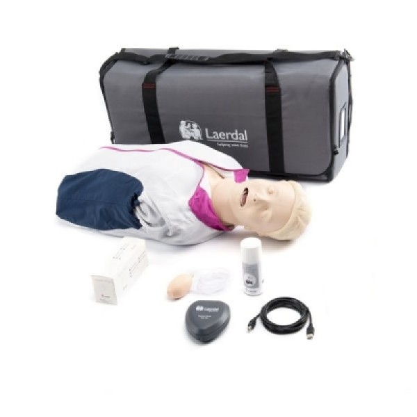 Laerdal Resusci Anne QCPR D Trainer With Airway Head & Carrycase / Mat (176-00150)