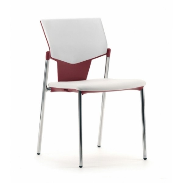 Gola Reception Chair Upholstered Back & Seat Without Armrests (CA3074)