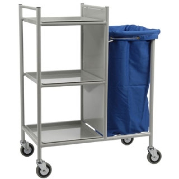 Bristol Maid Steel Linen Trolley - Bed Changing (WT13MS)