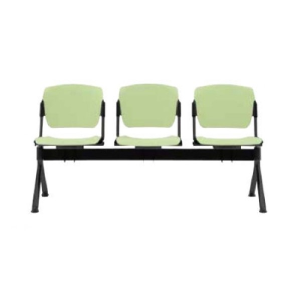 Cava Reception Plastic Seating - Floor Fixed Beam - 3 Seats (CA3732)