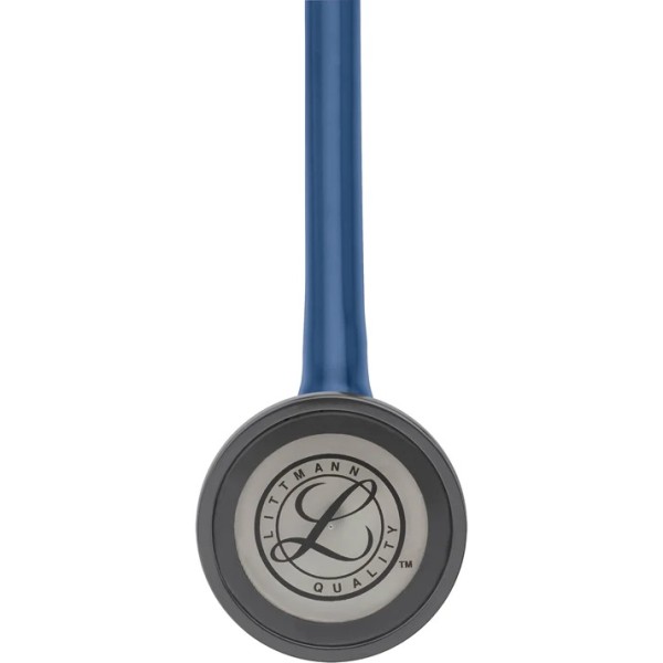 3M Littmann Master Cardiology Stethoscope, Standard Finish Chestpiece, Navy Blue Tube (2164)