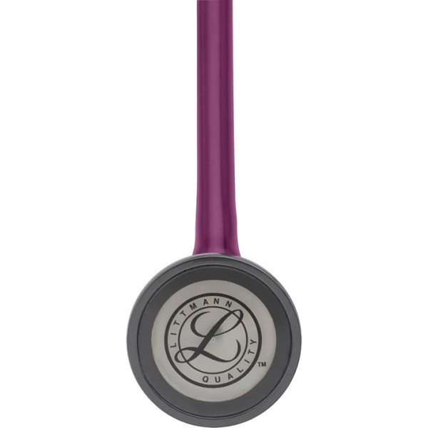 3M Littmann Master Cardiology Stethoscope, Standard Finish Chestpiece, Plum Tube (2167)