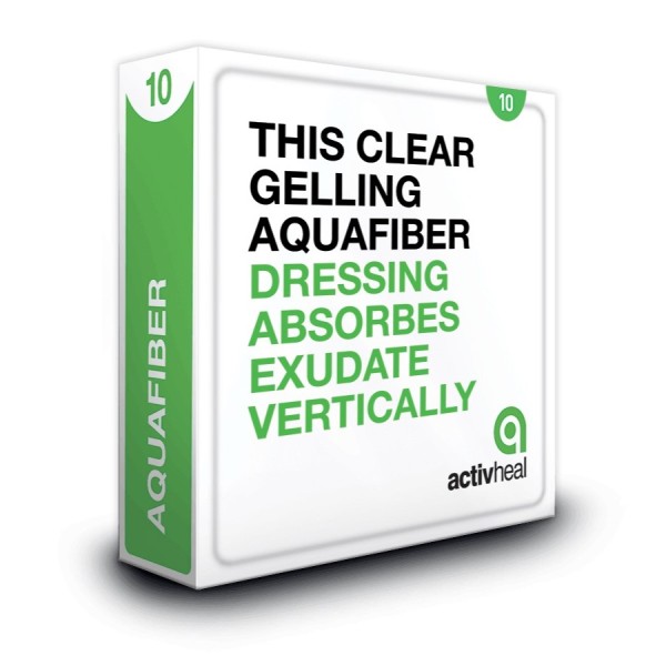 Activheal Aquafiber Dressing 10cm x 10cm (Pack of 10)