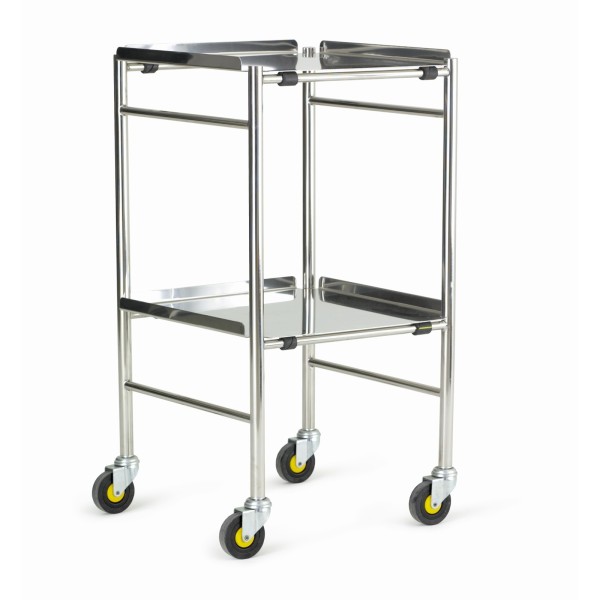 Glamorgan Stainless Steel Instrument Trolley 18 x 18 inches (AWF450)