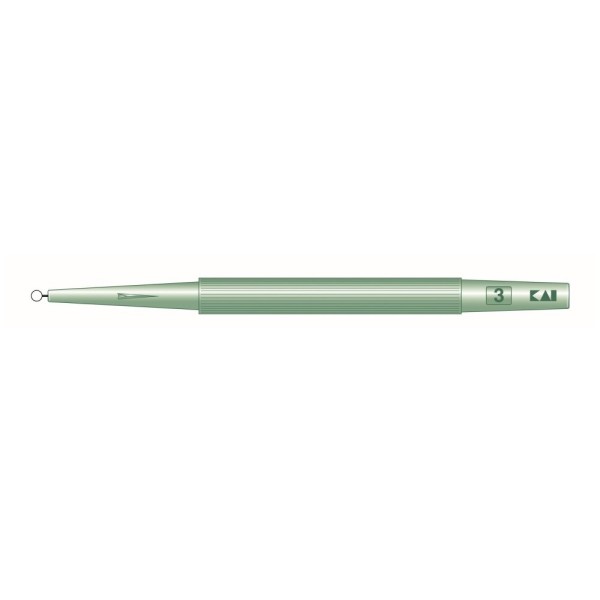 KAI 3.0mm Diameter Single Use Curette (Pack of 20) (MK403)